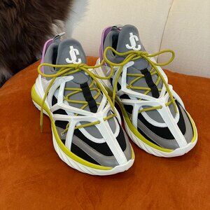 Jimmy Choo Wowen's Cosmos Sneakers in Multicolour Leather